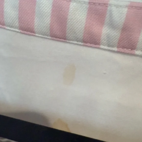 Hot topic sweet society Pink Striped Mini Skirt with Lace Trim - Picture 4 of 5